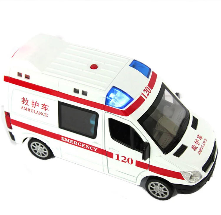 正品美致1:32奔驰警车/救护车随机发 合金模型 礼盒装儿童玩具    MZ.HJ25047