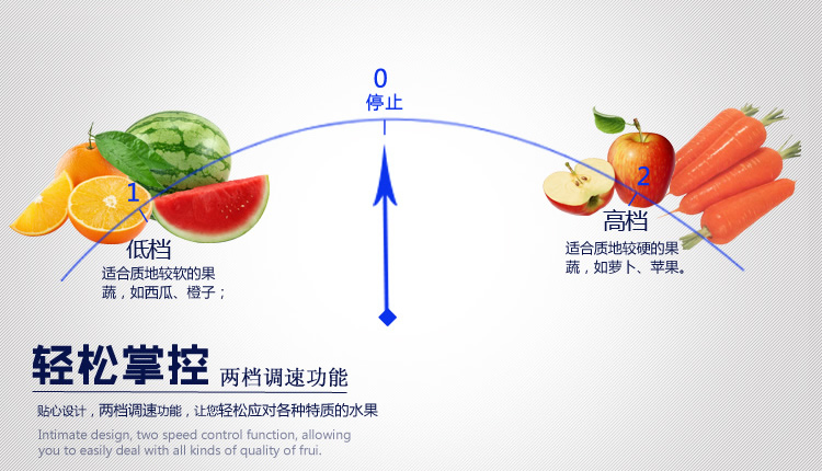 九阳JYZ-D51专业榨汁机纯果汁机汁渣分离