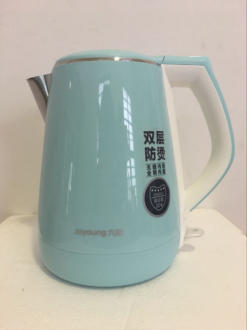 九阳/Joyoung 电热水壶304不锈钢自动断电双层家用开水煲