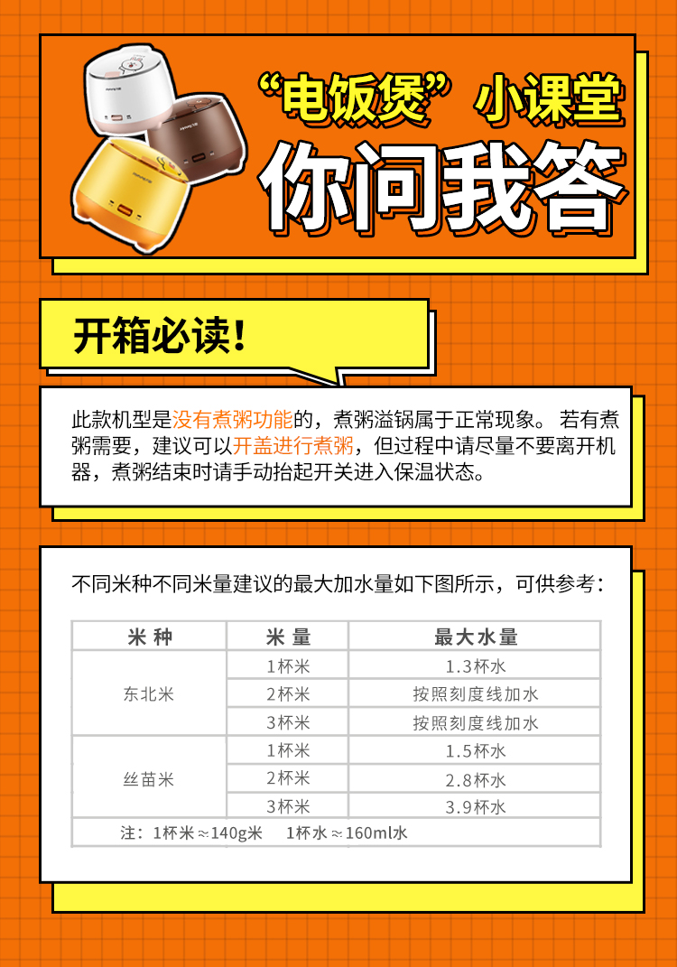 九阳line电饭煲饭锅小型 1.5L迷你多功能家用正品宿舍旅行情侣1-2人300W