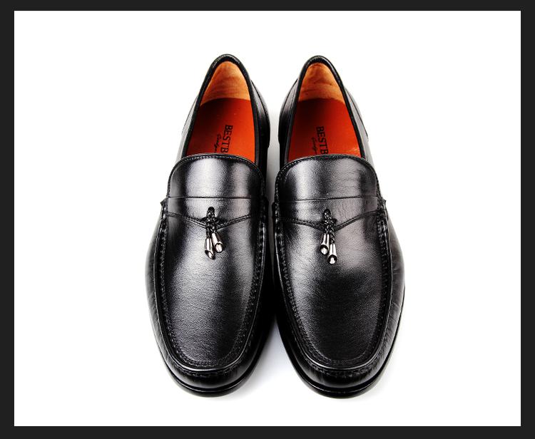 巴利宝时尚经典袋鼠皮商务休闲英伦舒适皮底耐磨流行男鞋