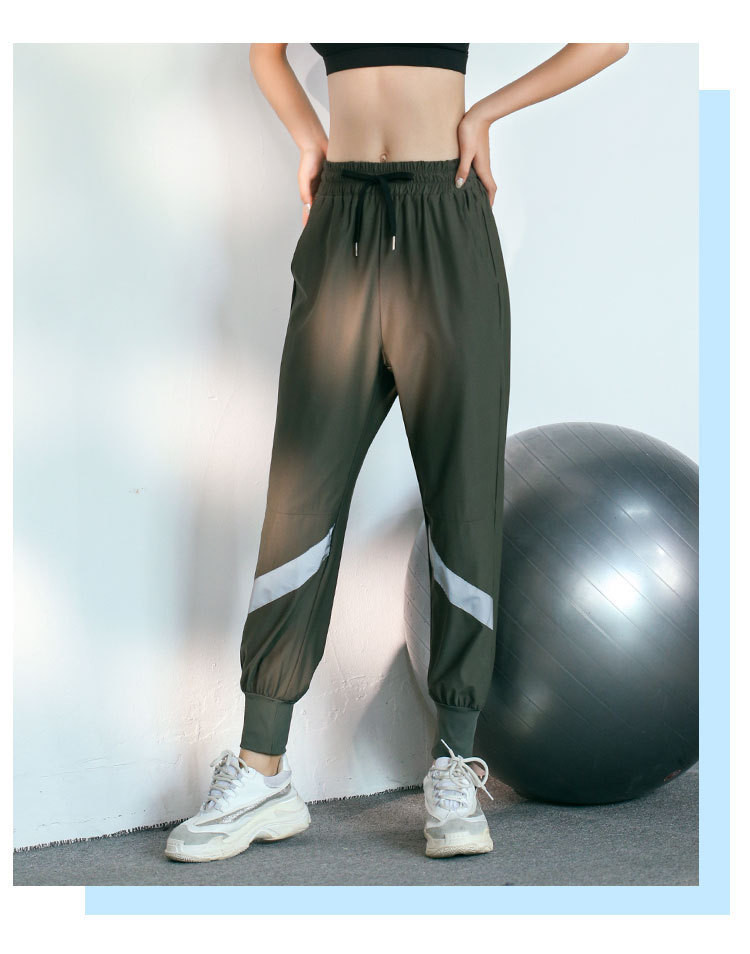 【活动价】女款束脚收口高腰显瘦速干跑步健身瑜伽宽松休闲运动裤