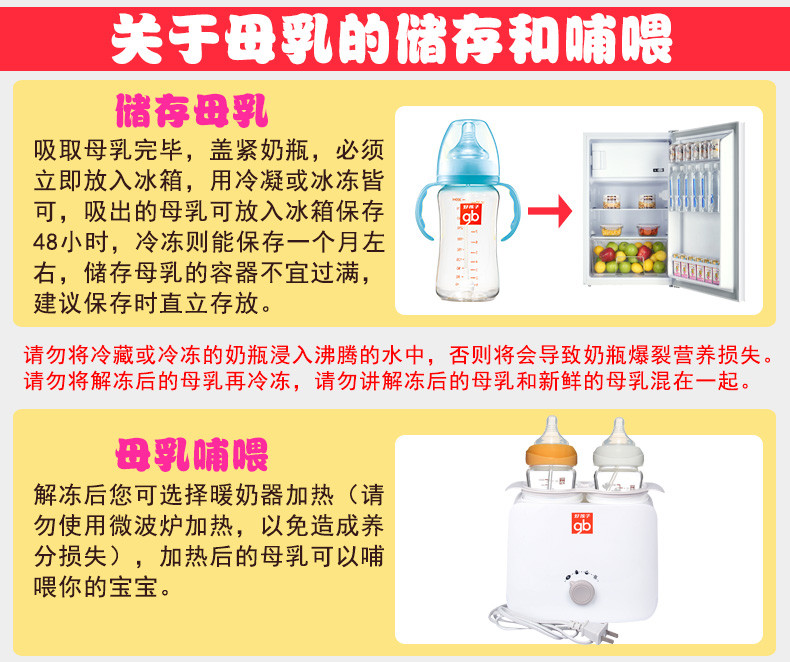 好孩子电动吸奶器自动挤奶器按摩吸乳器孕产妇防涨奶WC8204