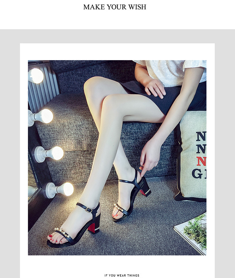 莫蕾蔻蕾2016夏季新品女式高跟时尚凉鞋透气低邦鞋女鞋