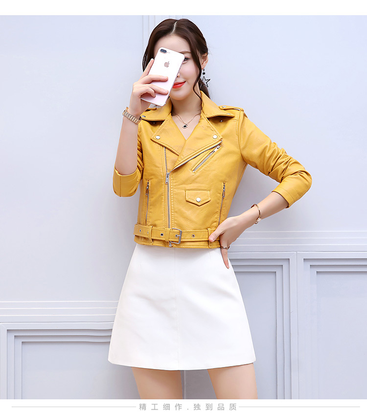 短外套拉链长袖短款修身时尚气质韩版百搭简约街头潮流甜美2017年秋季