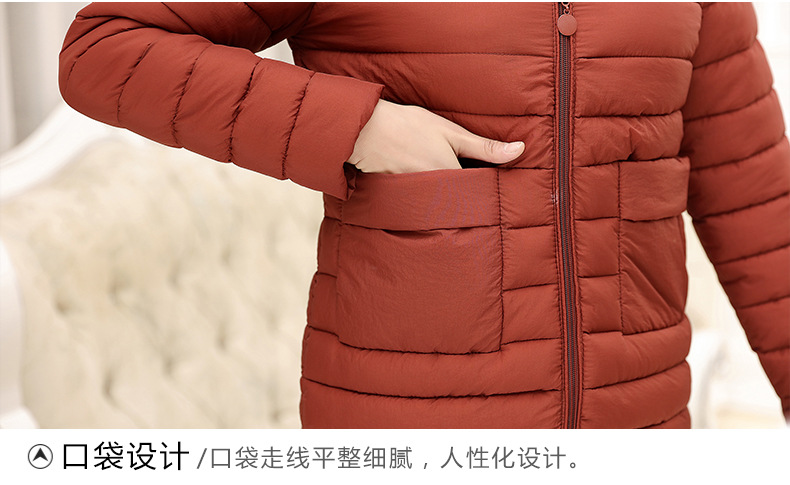 中老年女装秋冬装新款立领棉衣40-50岁妈妈装冬季纯色短款棉服潮