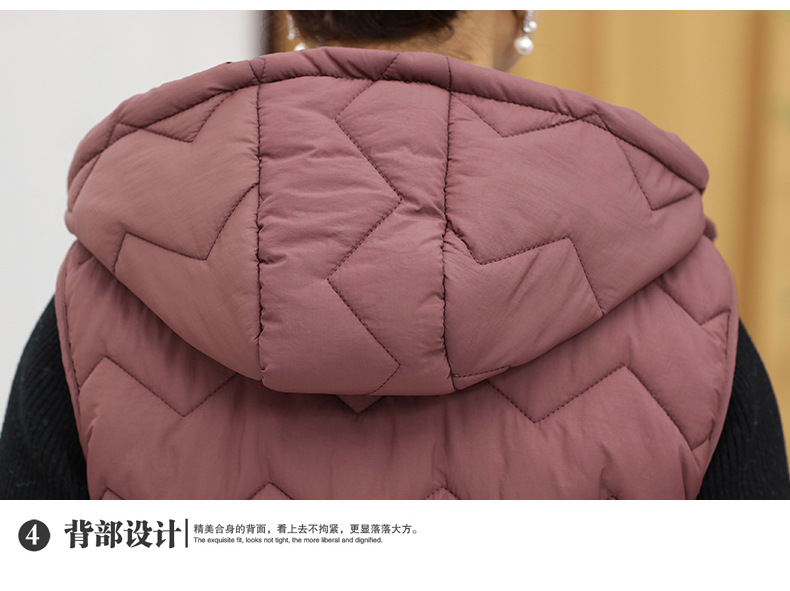 中年人妈妈马甲女40-50岁2017新款中老年女装冬装棉衣马夹外套