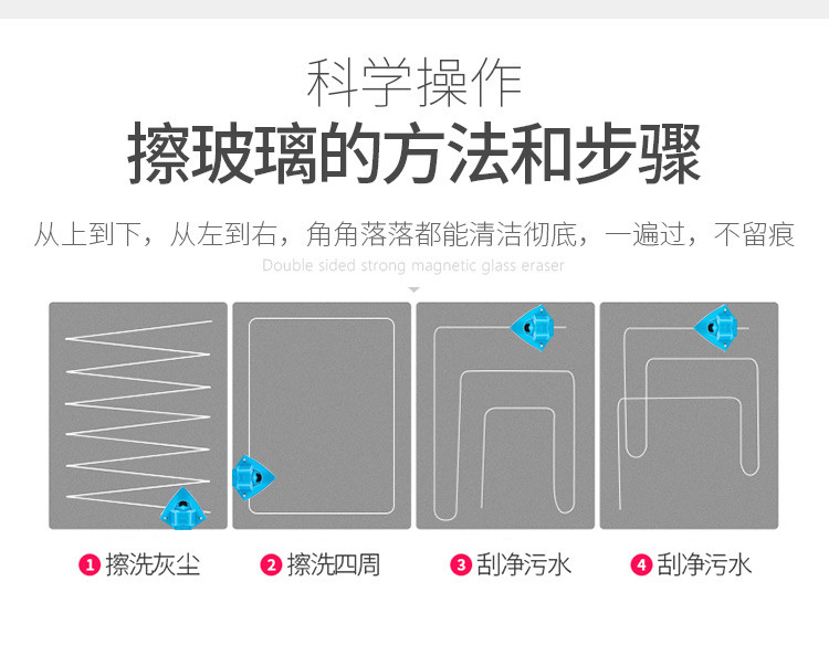 擦玻璃器双面擦高楼双层中空清洁工具新款家用擦窗户神器清洗器