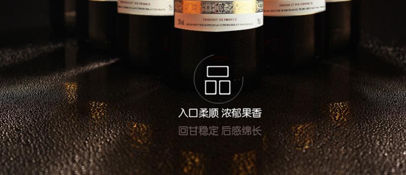 法国原瓶进口 南爵窖藏199干红葡萄酒 窖藏级红酒750ml