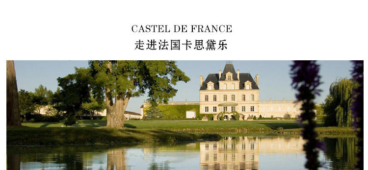 法国CASTEL红酒卡思黛乐瑞泰伯爵波尔多干红葡萄酒Bordeaux750ml