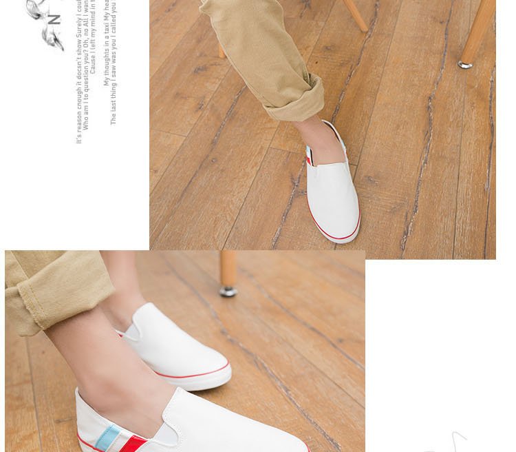 Mr.benyou2014新款新款休闲鞋可穿可拖懒人鞋清爽风格青春款帆布鞋白色H115-622