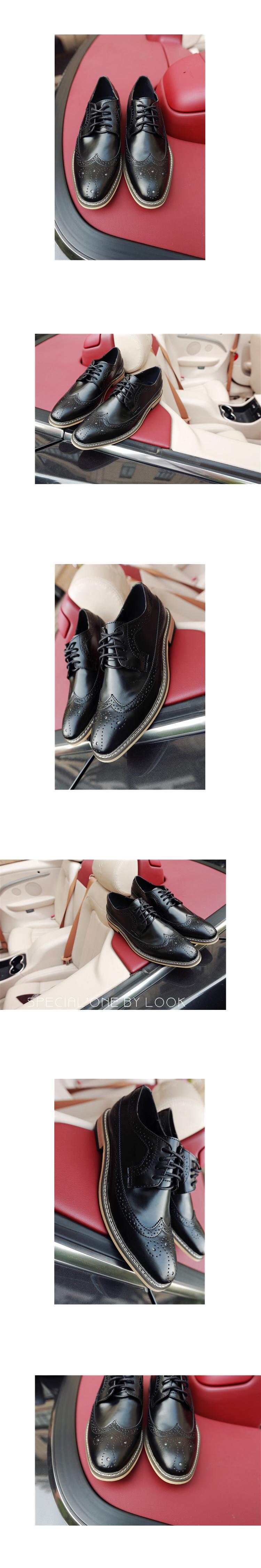 Mr.benyou 2014正品 男士英伦耐磨纯鞋子男 红底布洛克鞋雕花皮鞋H508-X7001-5
