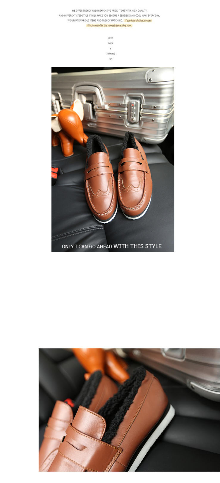 Mr.benyou 2014正品新款时尚男冬季保暖鞋潮流英伦雕花纯色平跟新款男鞋H508-XW02