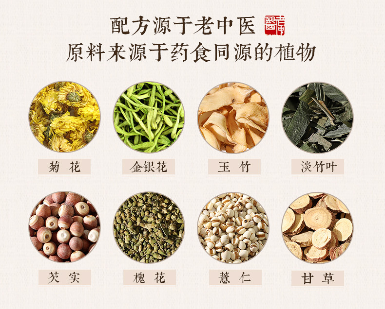 老中医热湿茶 颗粒冲剂 广东凉茶