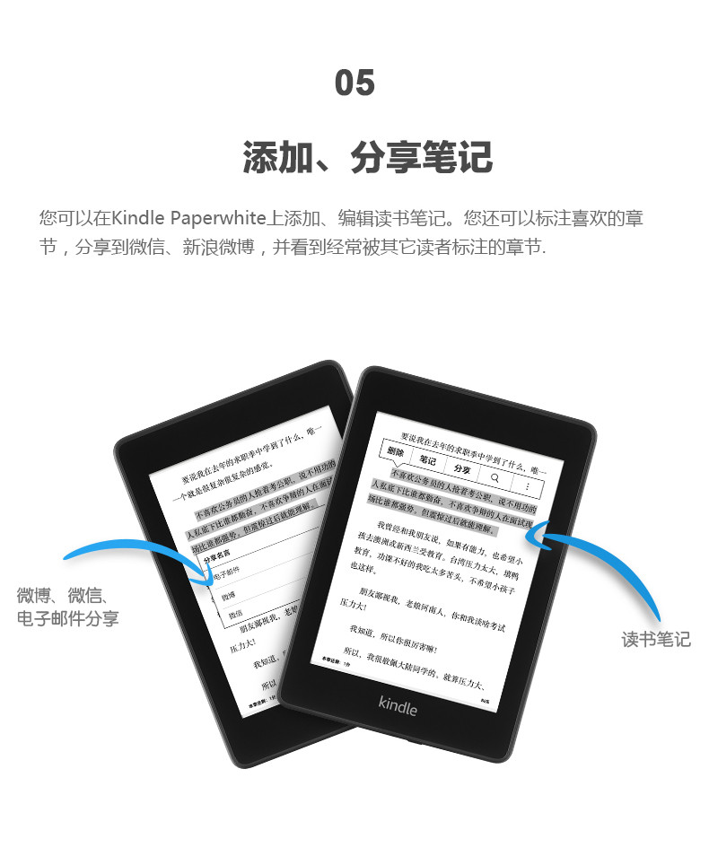 亚马逊Kindle Paperwhite电子书阅读器