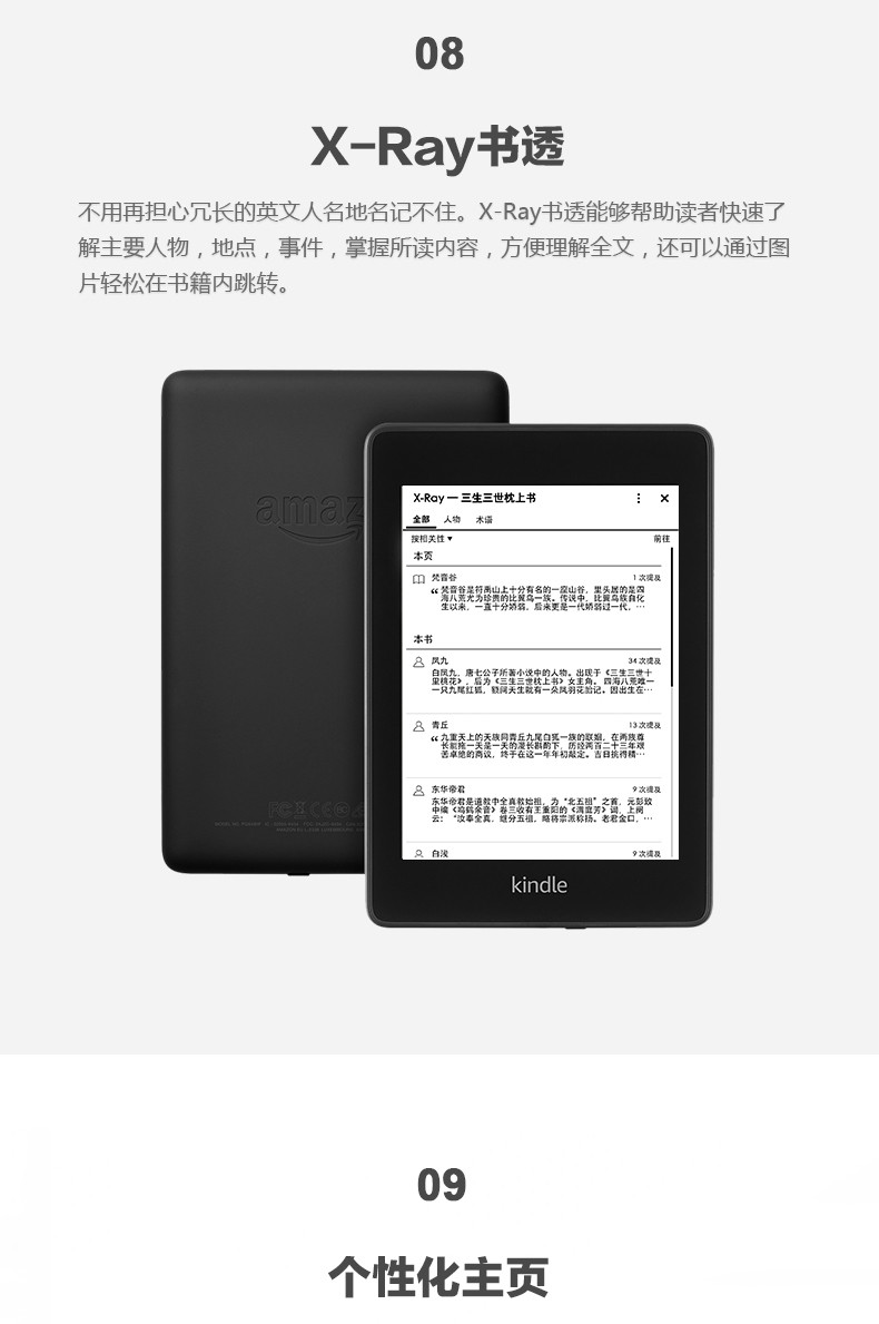 亚马逊Kindle Paperwhite电子书阅读器