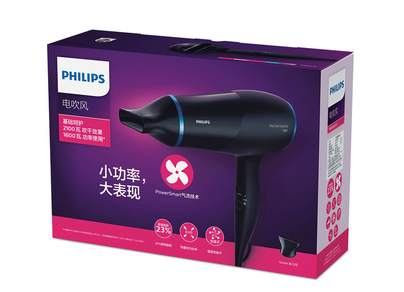 飞利浦/PHILIPS HP8249/05电吹风机家用  2100W大功率 冷热风恒温护发吹风筒