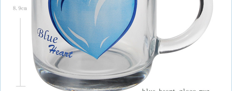 三光云彩glasslock透明玻璃杯270ml水杯茶杯把杯子PG945