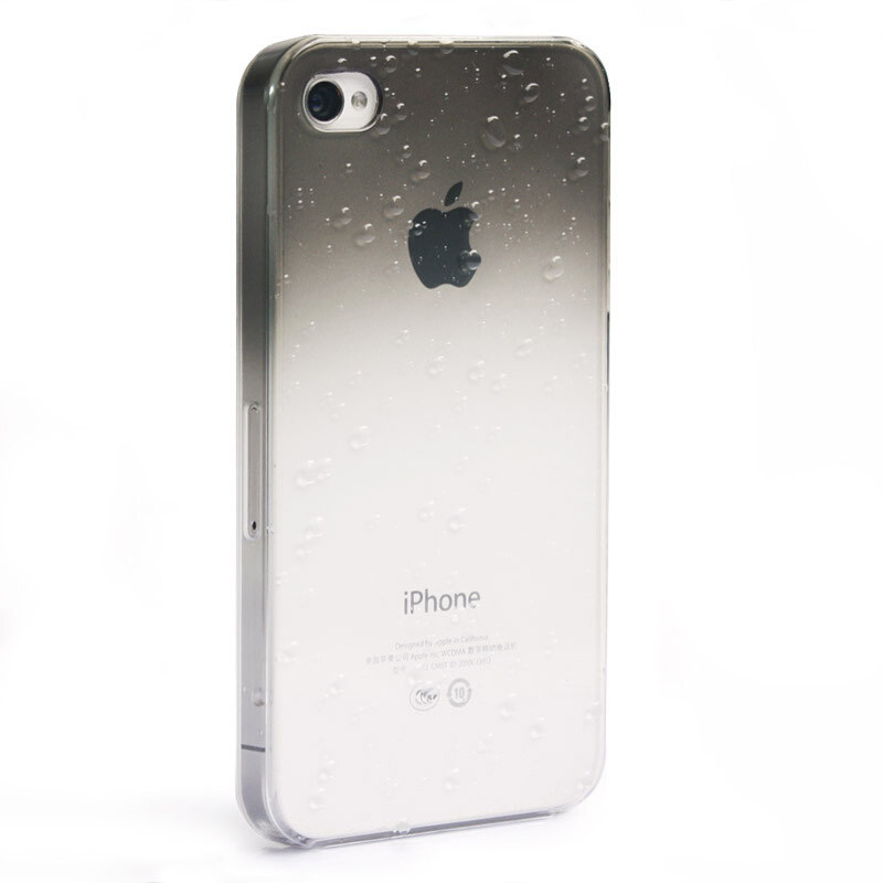 V2ROCK唯图诺克iPhone4/4S水滴手机壳 保护套 黑色