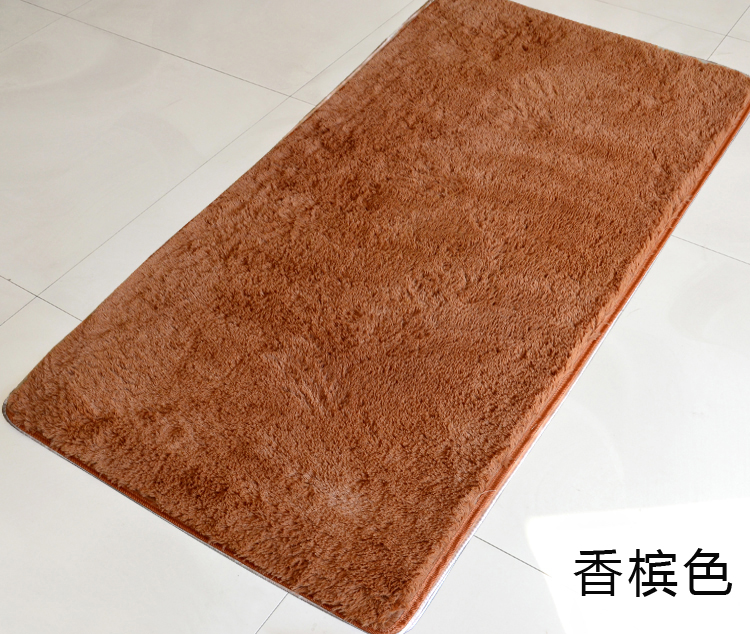 普润 加厚丝毛 客厅地毯 茶几地毯 卧室地毯 160*230驼色