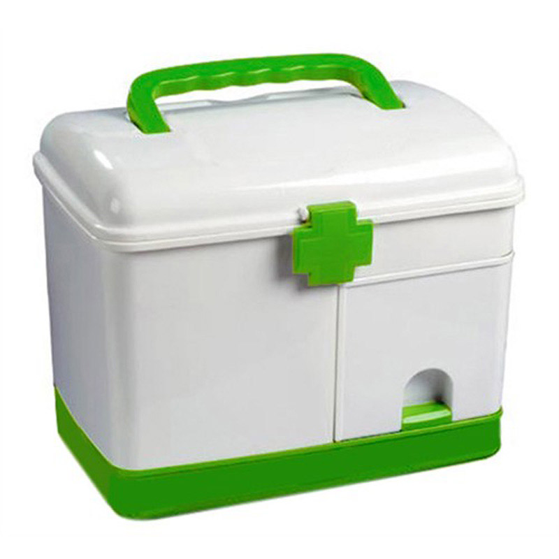 红兔子 家庭保健药箱 塑料医药箱 药品收纳箱
