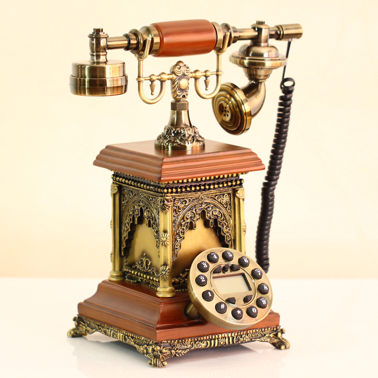 普润 异国风情欧式电话机韩式古董仿古电话。