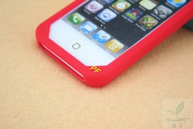 普润 大嘴猴IPHONE4 4S手机保护壳 套 硅胶套 苹果4代 白色。