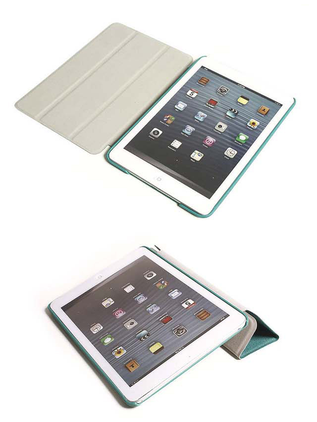 普润 V2ROCK土星 iPadMin1/2通用PU皮套 防水防能唤醒 颜色随机。
