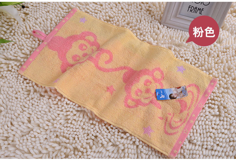 孚日洁玉华纳Tom&amp;Jerry活性印花毛巾纯棉精致洗脸巾卡通猫和老鼠
