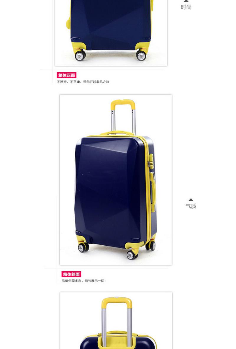 乔顺达 大容量万向轮拉杆行李箱 不规则时尚密码旅行箱 24寸 QSD013	
