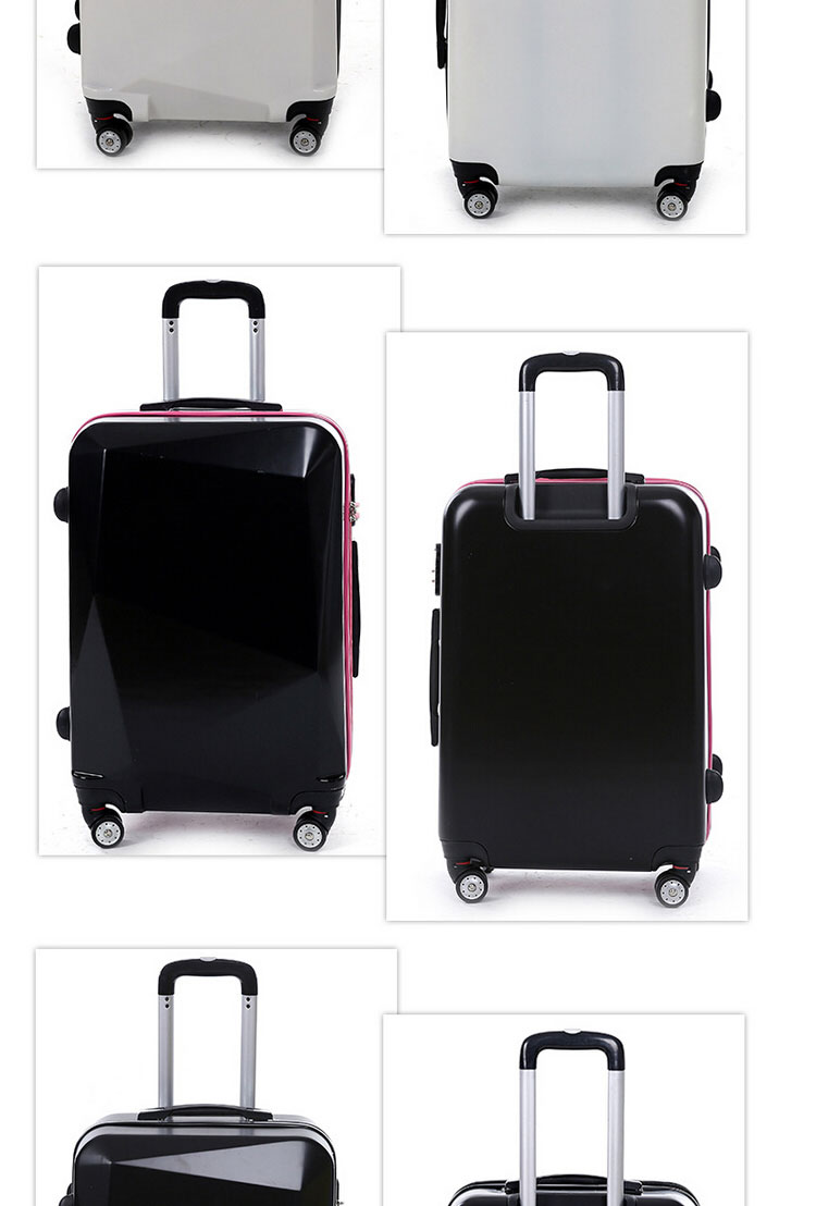 乔顺达 大容量万向轮拉杆行李箱 不规则时尚密码旅行箱 20寸QSD013