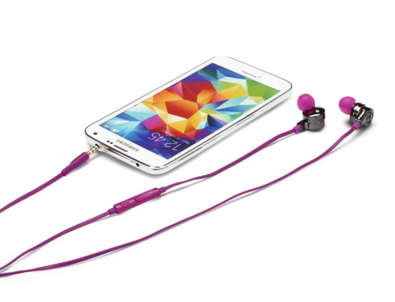 品胜有线耳机 小面耳机G106 安卓手机专用线控耳机 入耳式面条线耳机