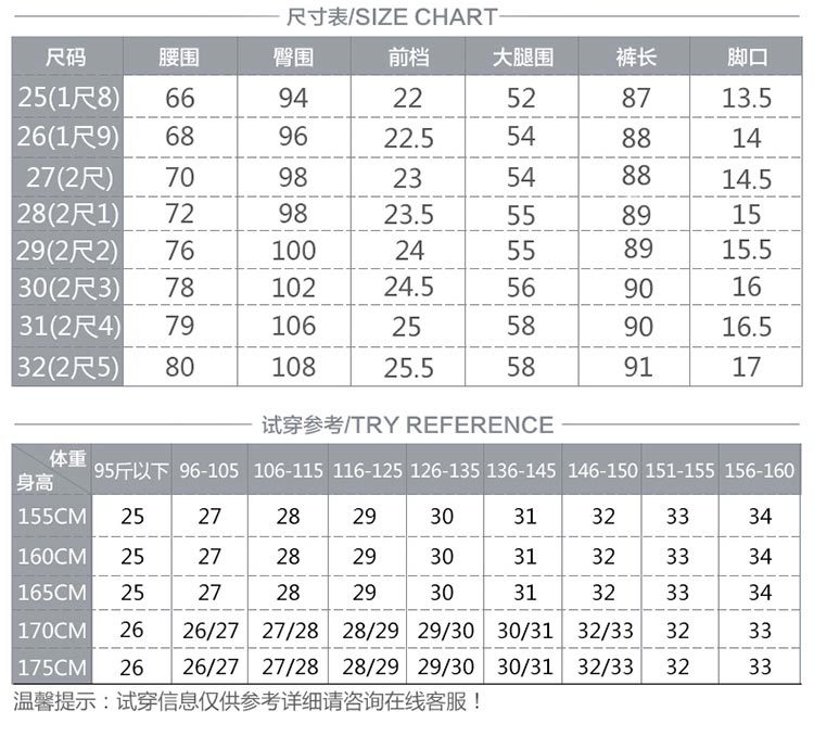 时尚牛仔裤九分裤白搭潮流破洞休闲裤 7206 WMK