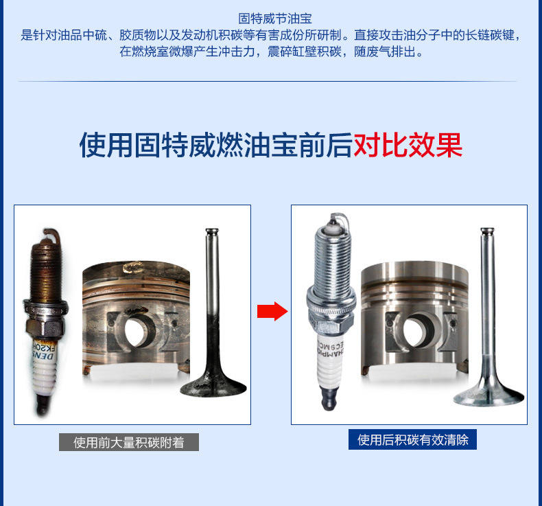 节油宝汽车燃油宝汽油添加剂清除积碳省油宝【两瓶装】    GTW