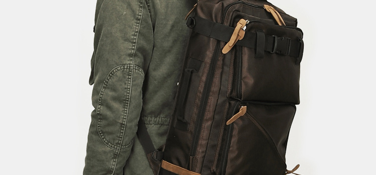 学生背包大容量旅行双肩包男 休闲帆布包 户外旅游包MST