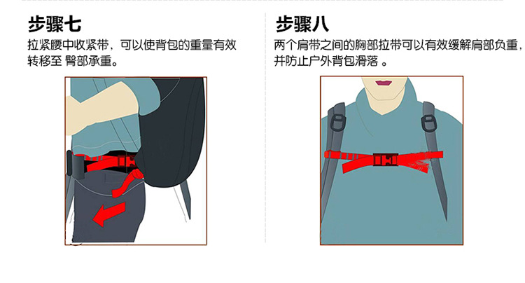 （邮储特卖）户外尖锋户外包登山包大容量运动双肩包防水耐磨登山包	258JFBB