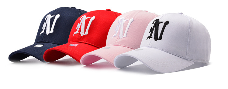 韩版字母棒球帽baby同款男士运动帽女士遮阳鸭舌帽  XL
