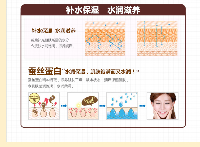 柏戈斯 泊泉雅蚕丝蛋白水漾盈润护肤套装 水光针补水保湿 NO.BQY2729