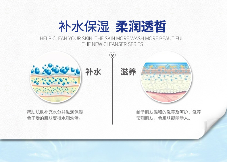 泊泉雅 玻尿酸补水盈润 保湿霜 面霜补水保湿滋养 水乳霜雪花膏BQY3955