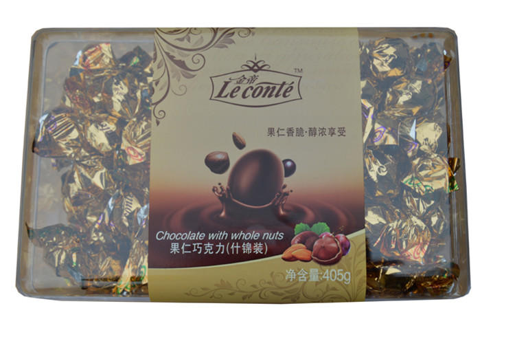 【专场促销 金帝】巧克力 果仁巧克力蛋特惠装 405g/盒 喜糖 节日礼物