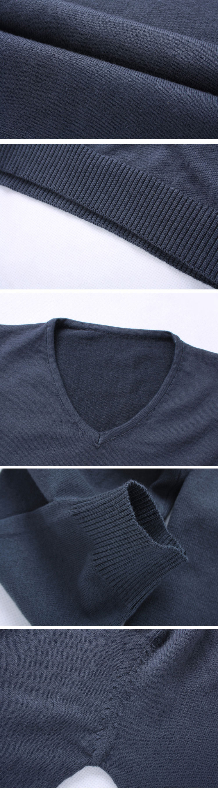 mssefn 2014新款韩版修身男士针织衫长袖毛衣V领毛衫打底衫2111-031