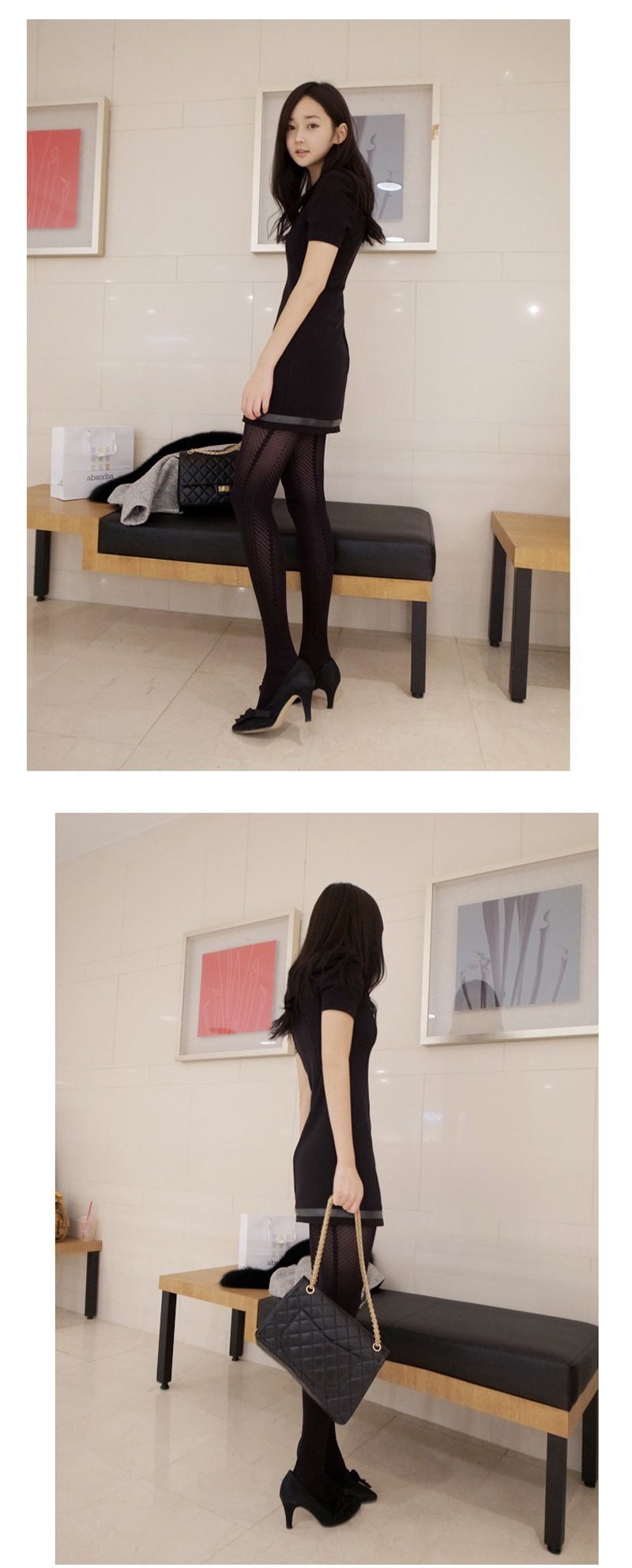 mssefn 2014新款 韩版女装长袖毛呢连衣裙 打底裙  8612-9525