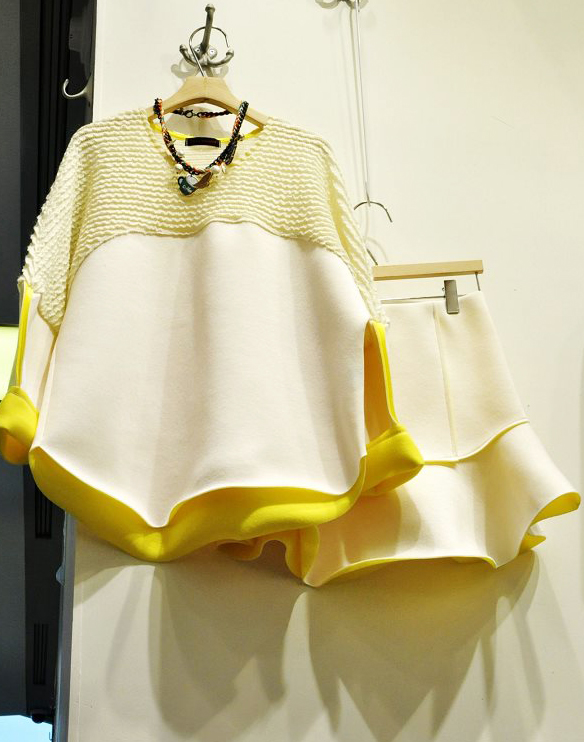 mssefn   2014秋装新款韩版连衣裙两件套圆领长袖上衣8607-C6116