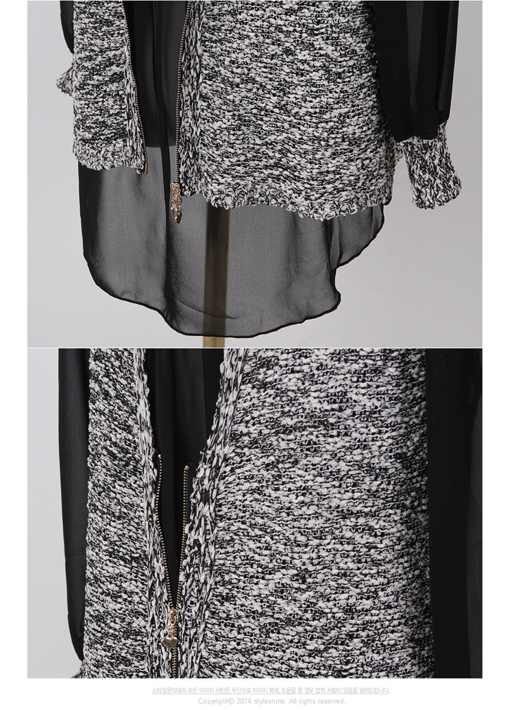 mssefn   2014秋装新款韩版套头圆领燕尾雪纺线衫8607-Q306
