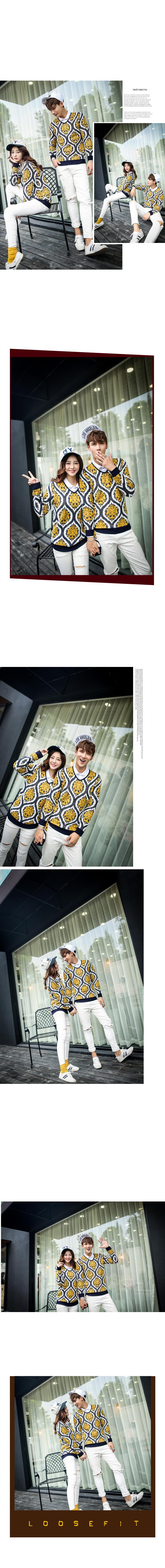 mssefn 2014新款情侣装韩版海马毛两色毛衣针织衫1586-M26