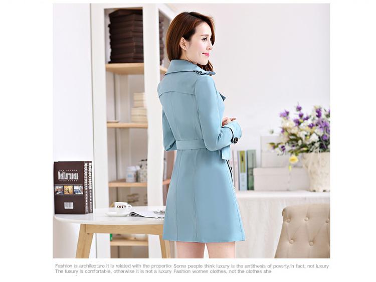 mssefn2014秋冬韩版新款时尚修身立领气质风衣休闲外套YYG8653