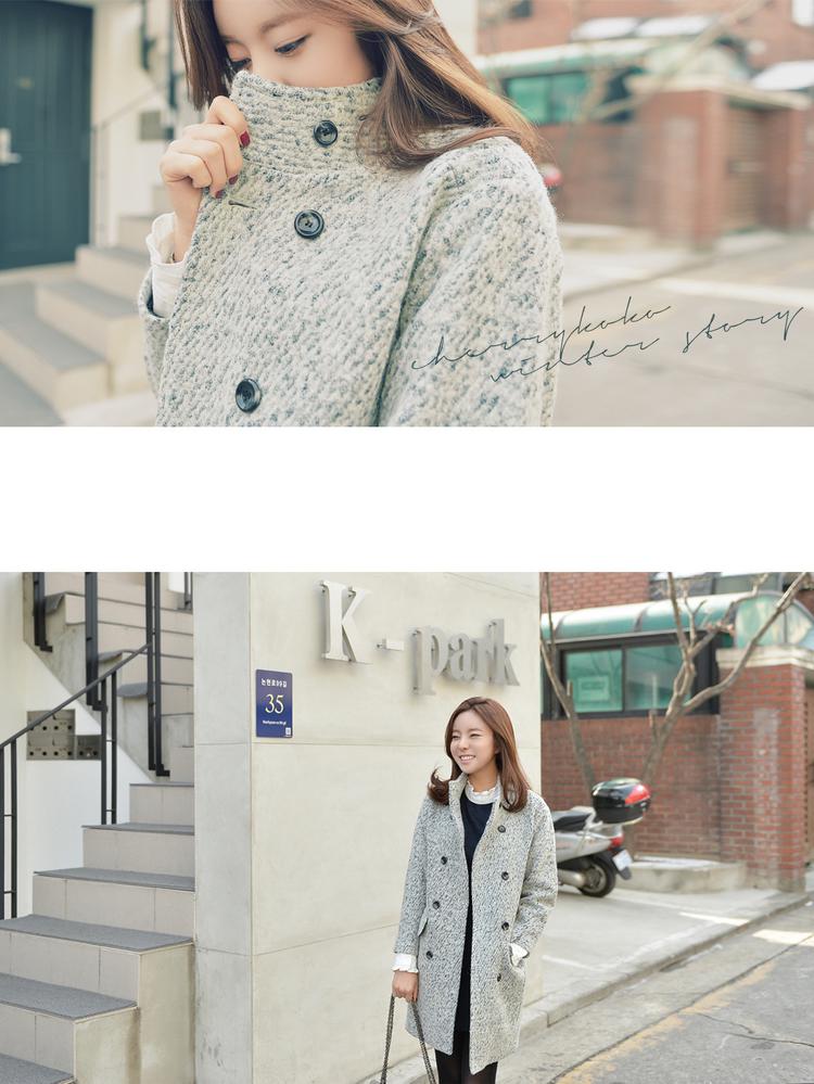 Mssefn 2014秋冬装新款 韩版女装时尚爆款大衣D10
