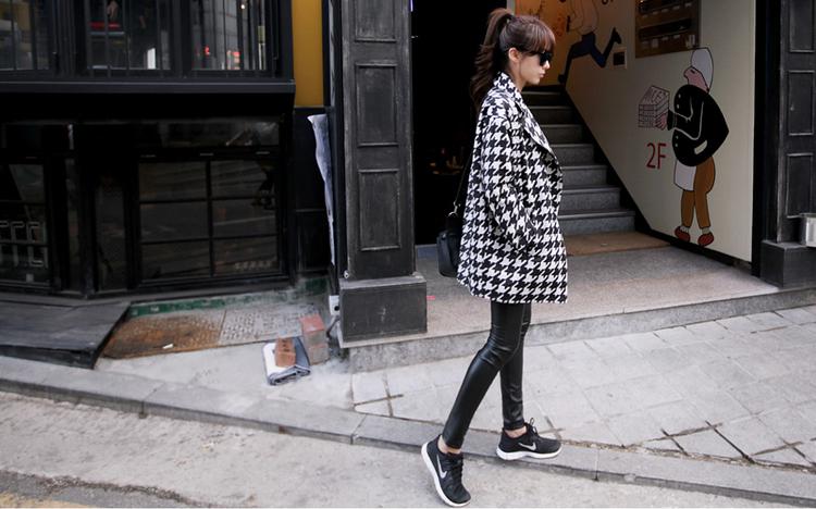 Mssefn 2014秋冬新款 韩版女装中长款外套 N604