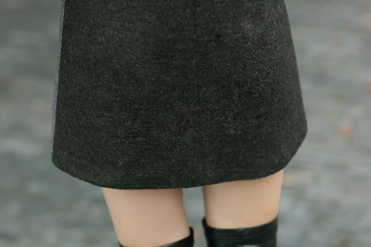  Mssefn 2014秋冬新款 冬装韩版女装品牌毛呢外套大衣精品 配围脖YLMY01