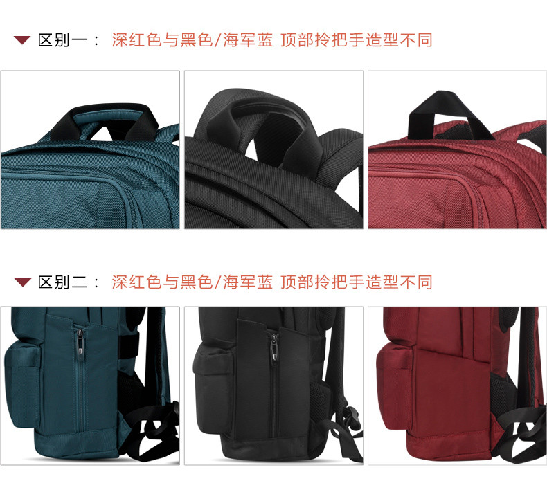 Samsonite/新秀丽背包男时尚多功能电脑包韩版休闲书包商务通勤双肩包旅行包女潮36B